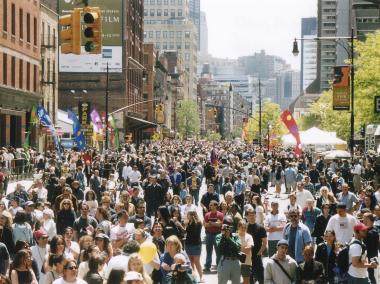 Party in Mercer Village